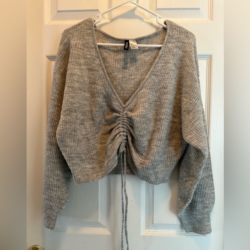 Drawstring Sweater - Picture 2 of 3